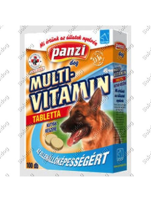 Panzi multivitamin tabletta kutyáknak 100 db