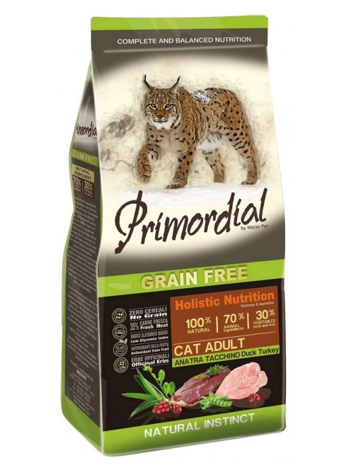 Primordial Grain Free Adult Cat, Duck & Turkey 6kg