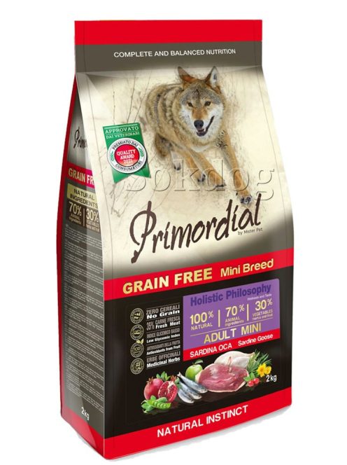 Primordial Grain Free Mini Fresh Sardine & Goose 6kg