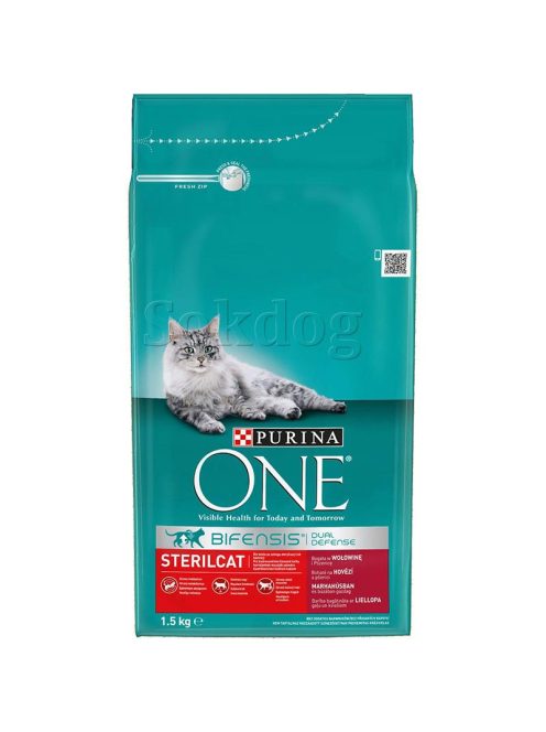 Purina ONE Sterilcat Marhás 1,5kg