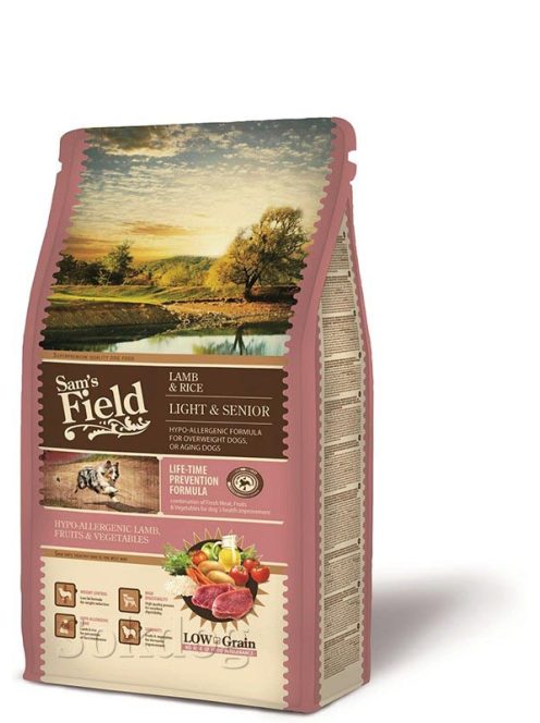 Sam's Field light & senior bárány & rizs 13 kg