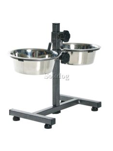 Trixie fém etetőállvány 2*1,8l, magas:40cm (24921)