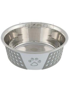 Trixie szilikonbevonatos fémtál 0,75l/17cm (25256)