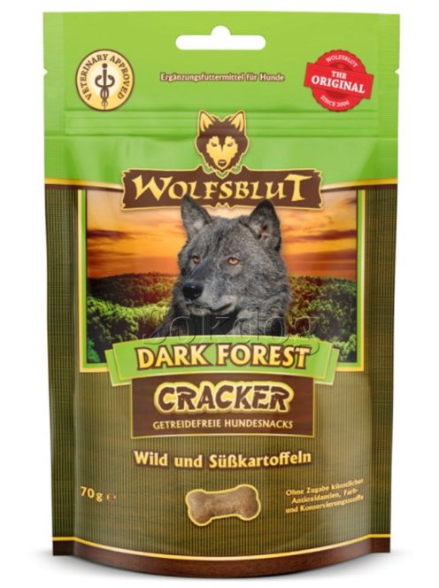 Wolfsblut Dark Forest Cracker - vad édesburgonyával 70g
