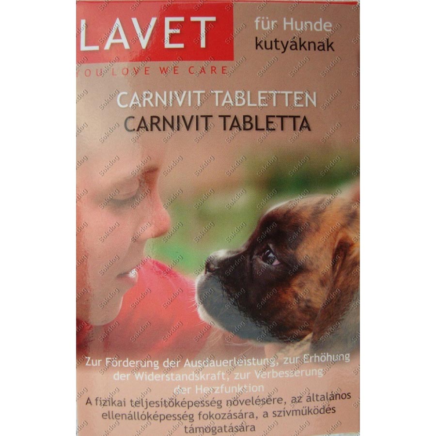 Lavet Carnivit tabletta kutyáknak 50db/cs.