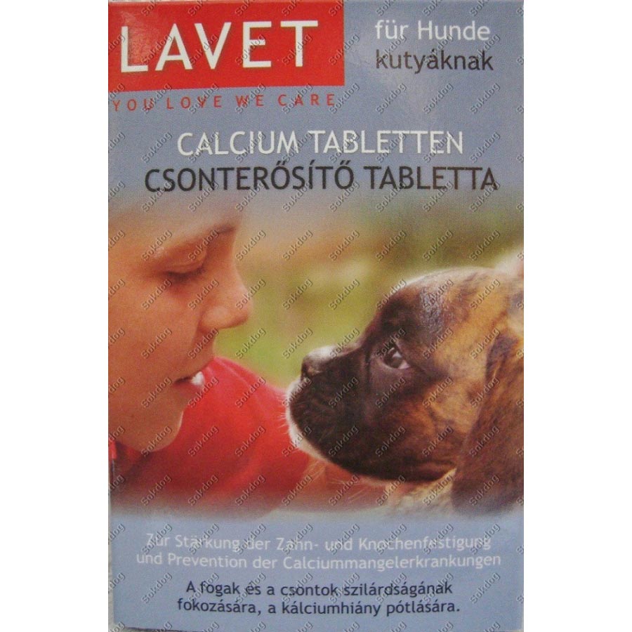 Lavet Csonterősítő tabletta kutyáknak 50db/cs.
