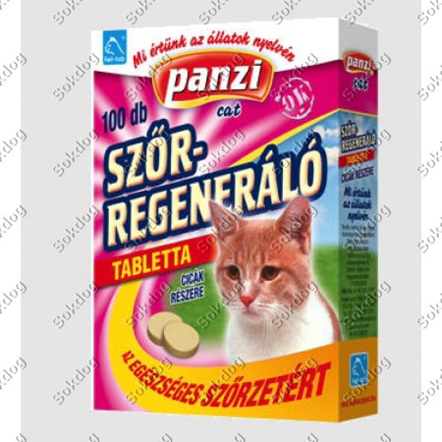 Panzi szőr-regeneráló tabletta cicáknak 100 db