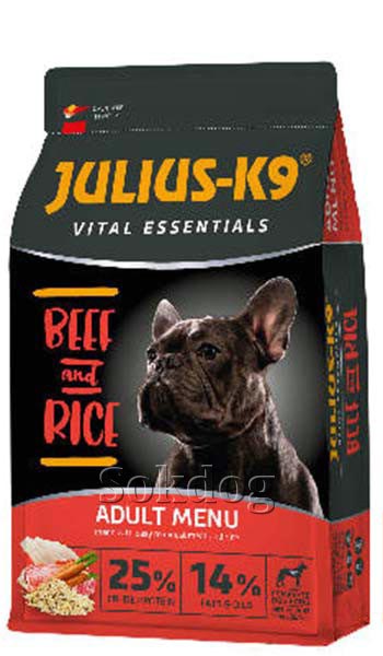 Julius-K9 Vital Essentials Adult Beef & Rice 12kg