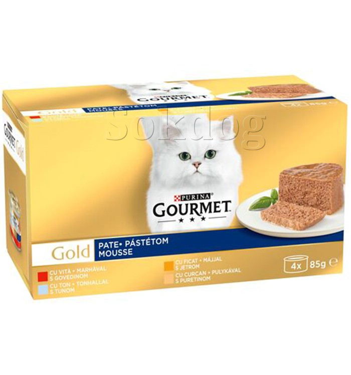 Gourmet Gold pástétom mix 4*85g