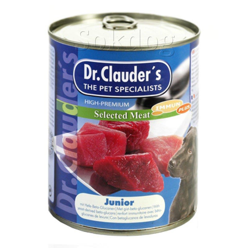 Dr.Clauders Selected Meat Junior 6x800g