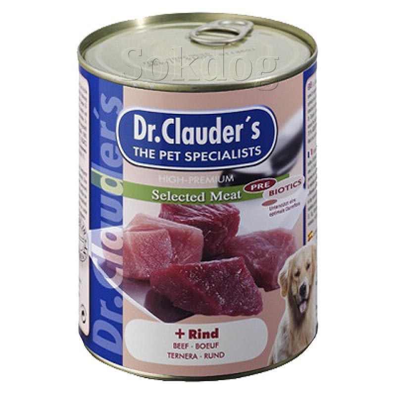 Dr.Clauders Selected Meat Marha 6x800g