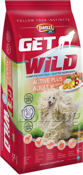 Getwild Active Plus Lamb & Apple 15kg