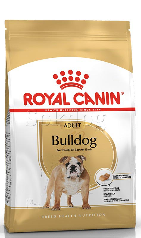 Royal Canin Bulldog Adult 3kg - Angol Bulldog felnőtt kutya száraz táp