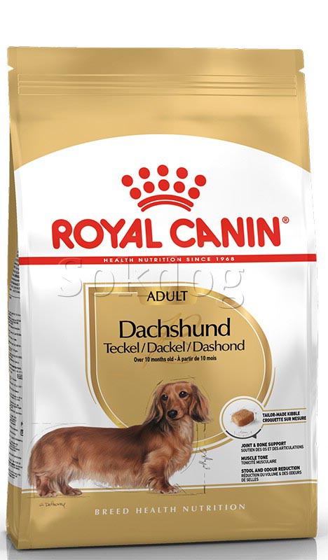Royal Canin Dachshund Adult 1,5kg - Tacskó felnőtt kutya száraz táp