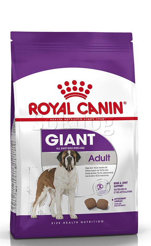 Royal Canin Giant Adult 4kg - óriás testű felnőtt kutya száraz táp