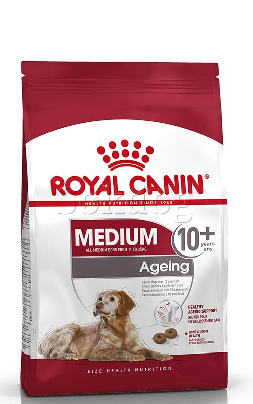 Royal Canin Medium Ageing 10+, 15kg - közepes testű idős kutya száraz táp