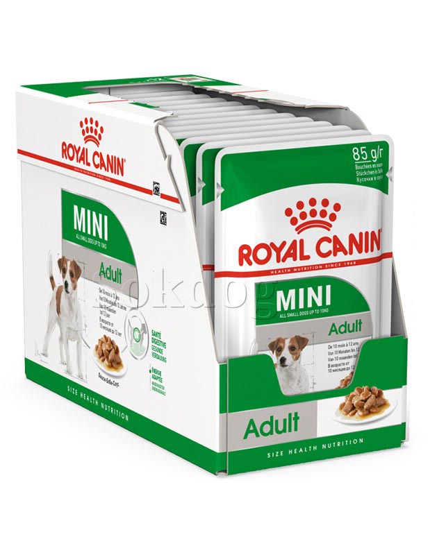Royal Canin Adult Mini 12*85g -nedves eledel kistestű felnőtt kutyák számára