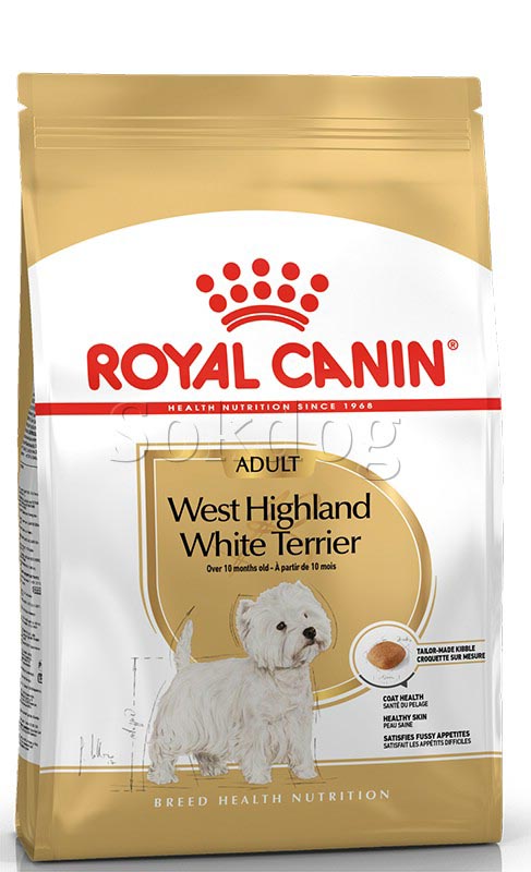 Royal Canin West Highland White Terrier Adult 3kg - Westie felnőtt kutya száraz táp