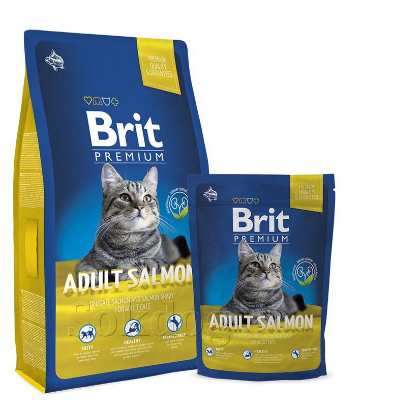 Brit Premium Adult Cat Salmon 1,5 kg