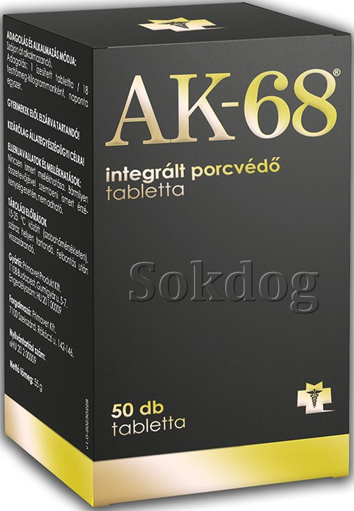 AK-68 Integrált porcvédő tabletta, 50db