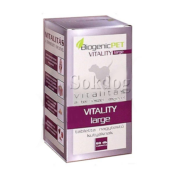 BiogenicPet Vitality Large 60 tabletta