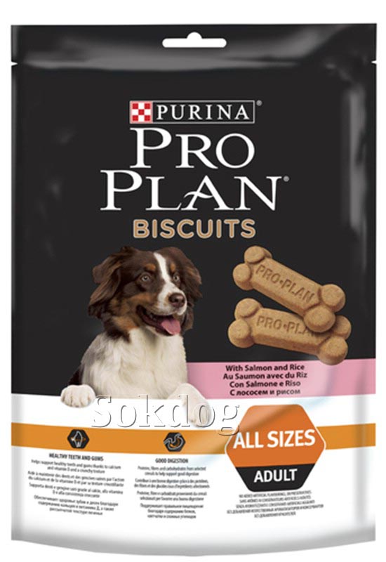 Purina Pro Plan Biscuits salmon & rice 400g