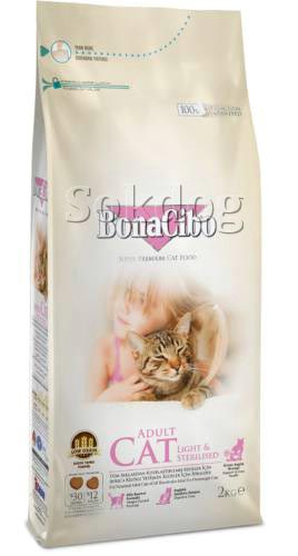 Bonacibo Cat Light & Sterilized Chicken 5kg