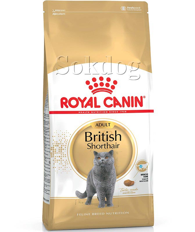 Royal Canin British Shorthair Adult 4kg - Brit rövidszőrű felnőtt macska száraz táp