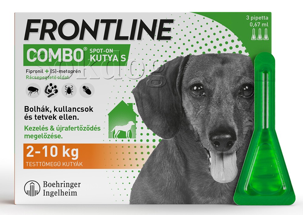 Frontline Combo spot-on 2-10kg, 3 pipetta