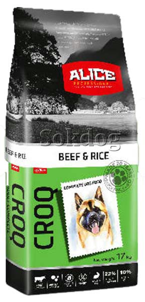 Alice Croq Beef & Rice 17kg