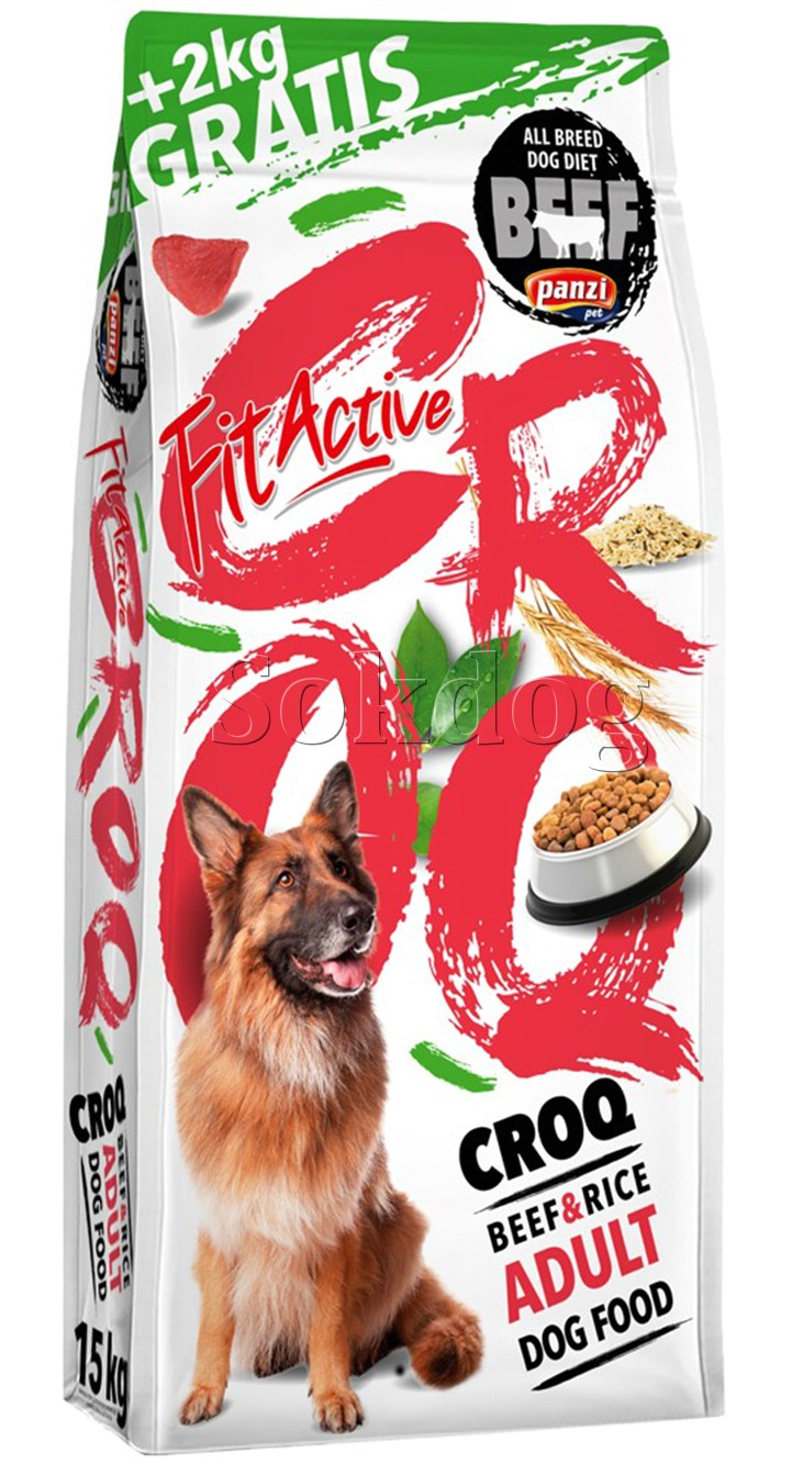 FitActive Croq Beef & Rice 15+2kg!