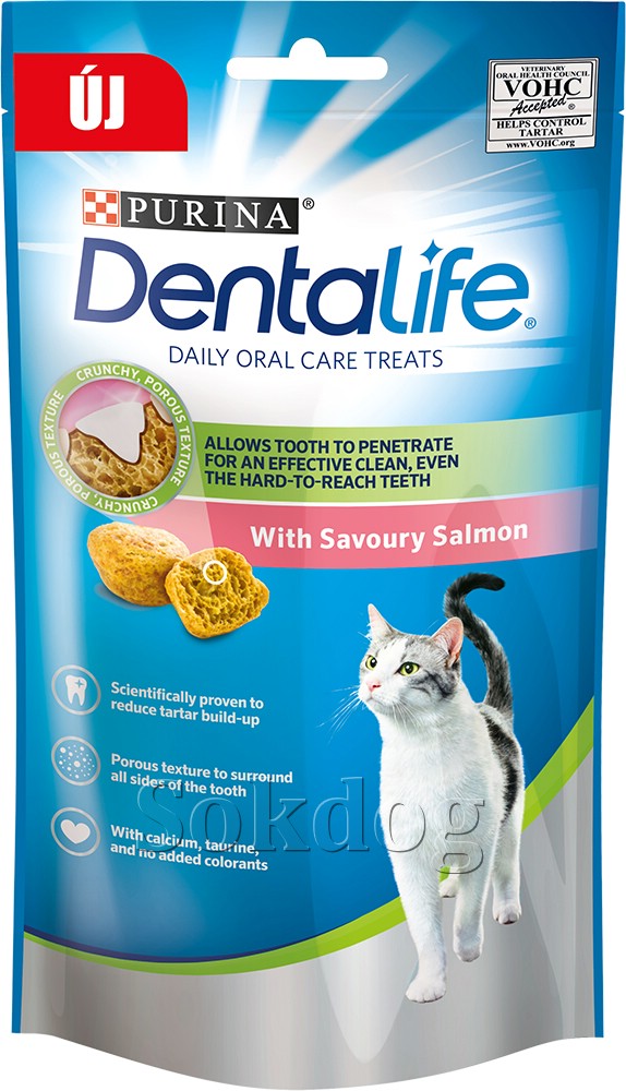 Purina DentaLife Cat Savoury Salmon 40g