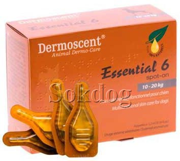 Dermoscent Essential 6 Beauty 10-20kg, 4*1,2ml