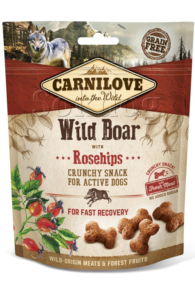 CarniLove Crunchy Snack Wild Boar & Rosehip 200g
