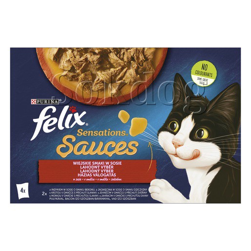 Felix Sensations Sauces házias válogatás 4*85g