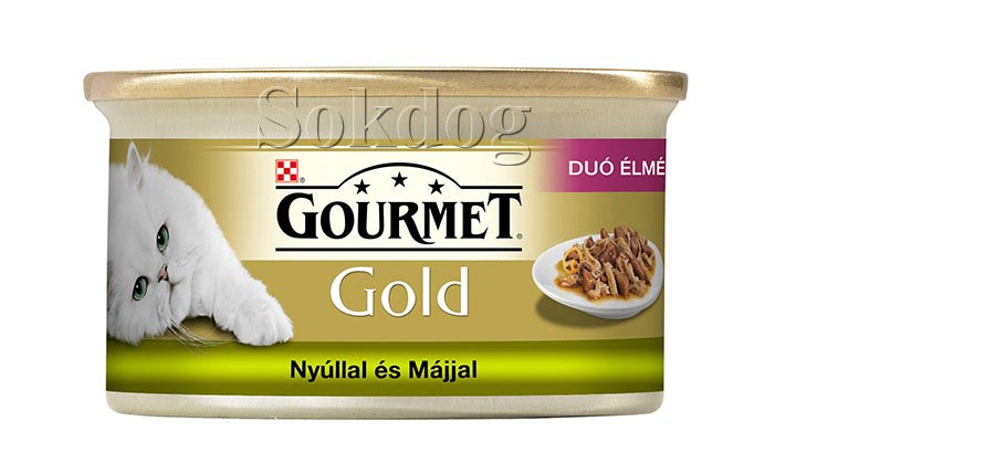 Gourmet Gold nyúl & máj 12*85g