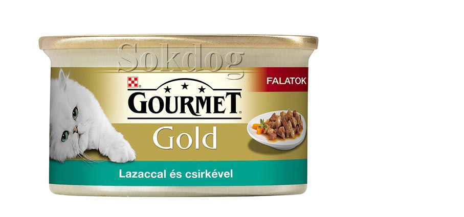 Gourmet Gold lazac & csirke szószban 12*85g