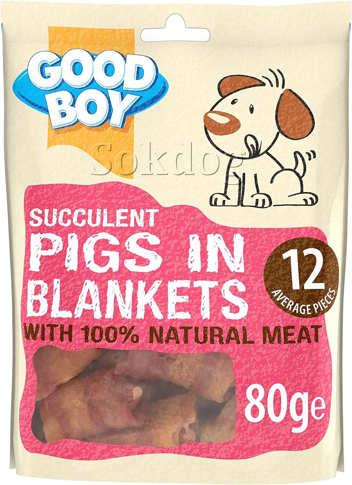 Good Boy Succulent Pigs in Blankets 80g