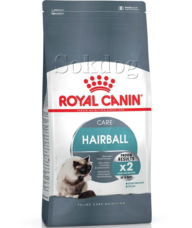 Royal Canin Hairball Care 2*400g - száraz táp felnőtt macskák részére