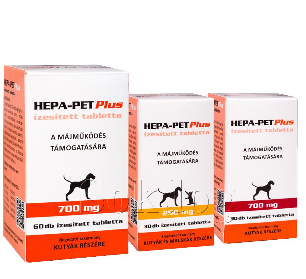 Hepa-Pet Plus 700mg, 60db tabletta