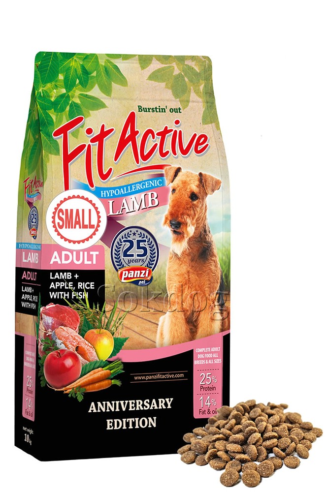 FitActive Hypoallergenic Adult Small Lamb 10kg