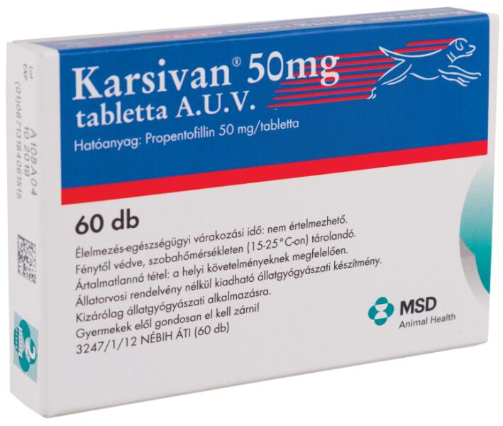 Karsivan 50mg tabletta A.U.V.