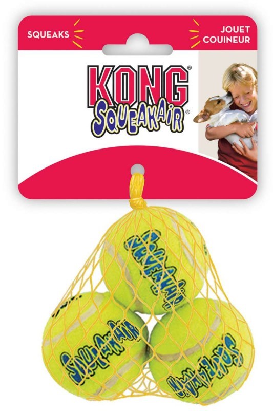 Kong Squeakair Ball XS sípoló teniszlabdák 3db