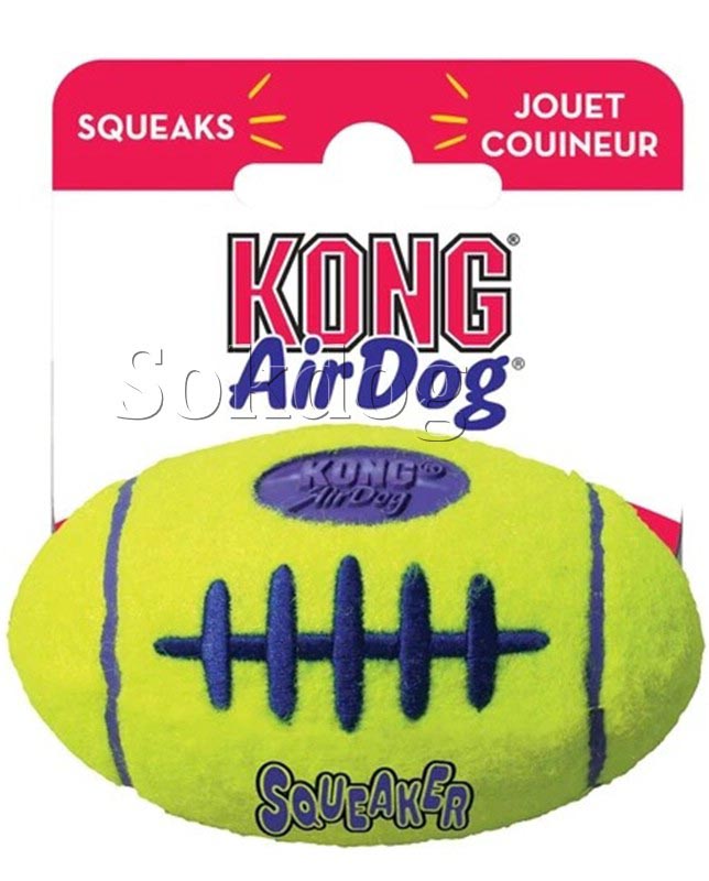 Kong Air Squeaker Football, M, 12,7*7,6cm