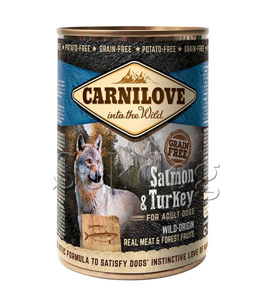 CarniLove Salmon & Turkey konzerv 400g