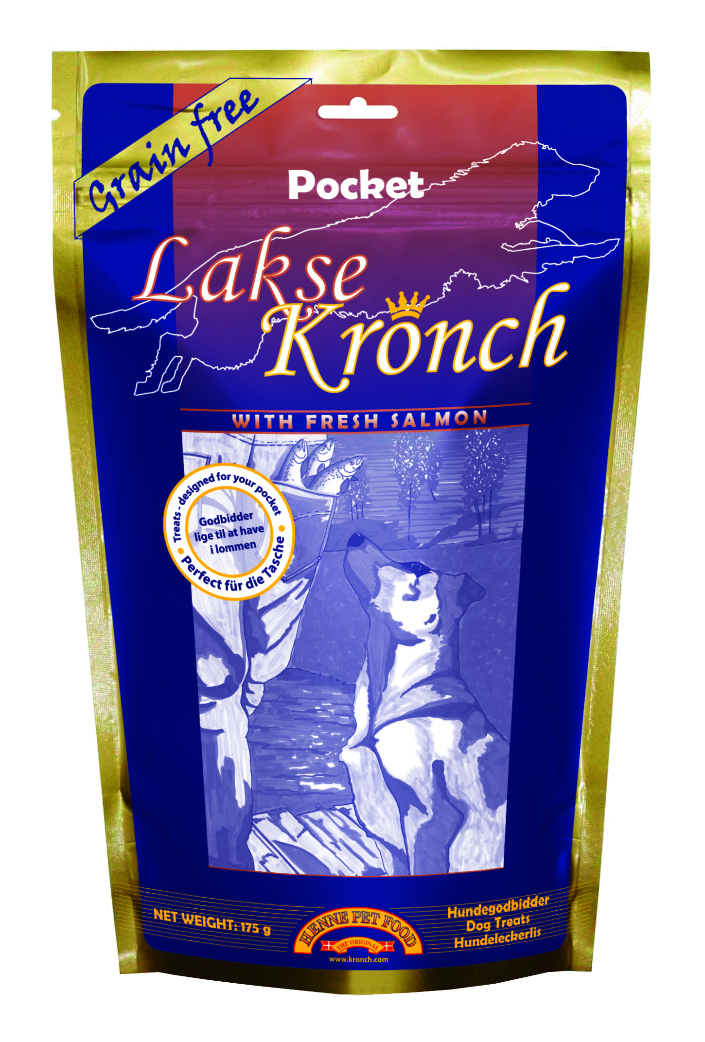 Lakse Kronch Pocket 175g