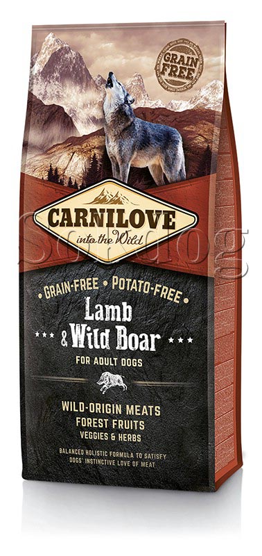 CarniLove Lamb & Wild Boar Adult 12kg