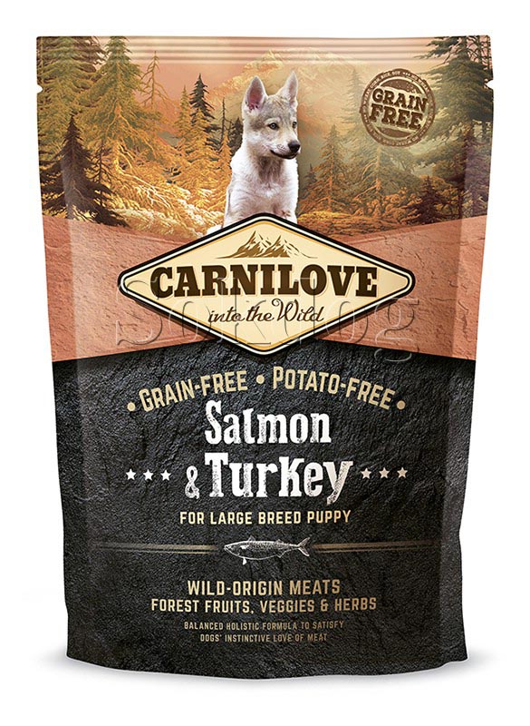 CarniLove Salmon & Turkey Puppy Large 1,5kg