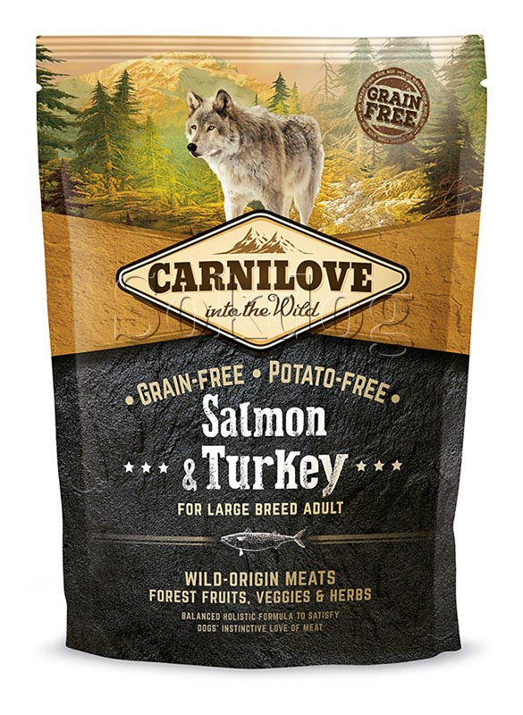 CarniLove Salmon & Turkey Adult Large 1,5kg