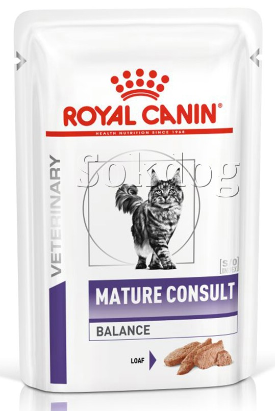 Royal Canin Mature Consult Balance Cat Wet 12*85g
